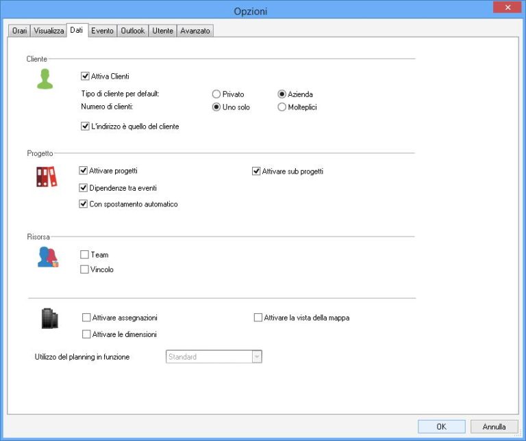 PlanningPME-Opzioni Generali-Attivare Progetti
