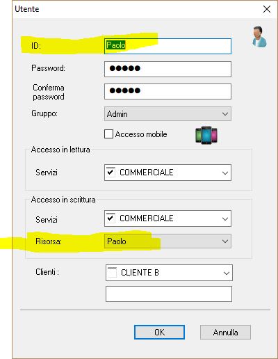 PlanningPME gestire le notifiche per Utente